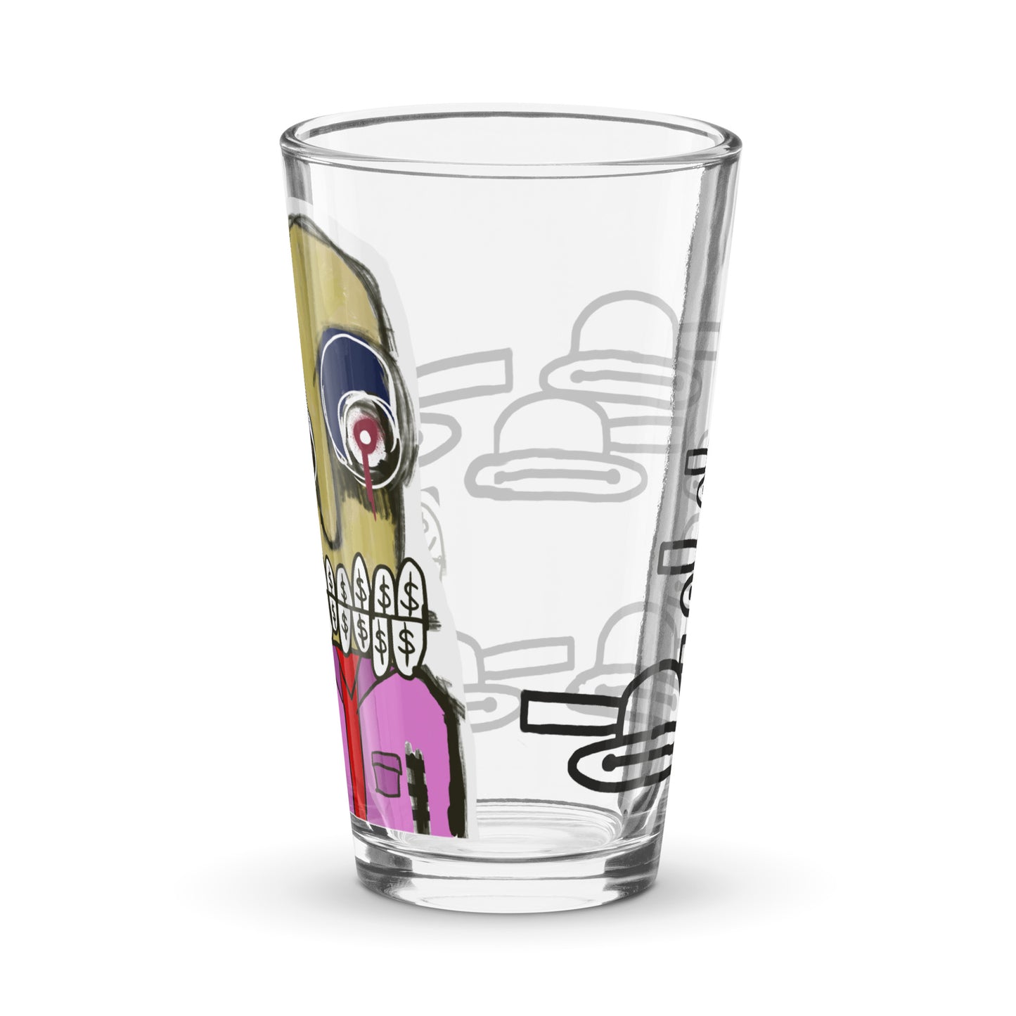 Pint glass with Original Artwork