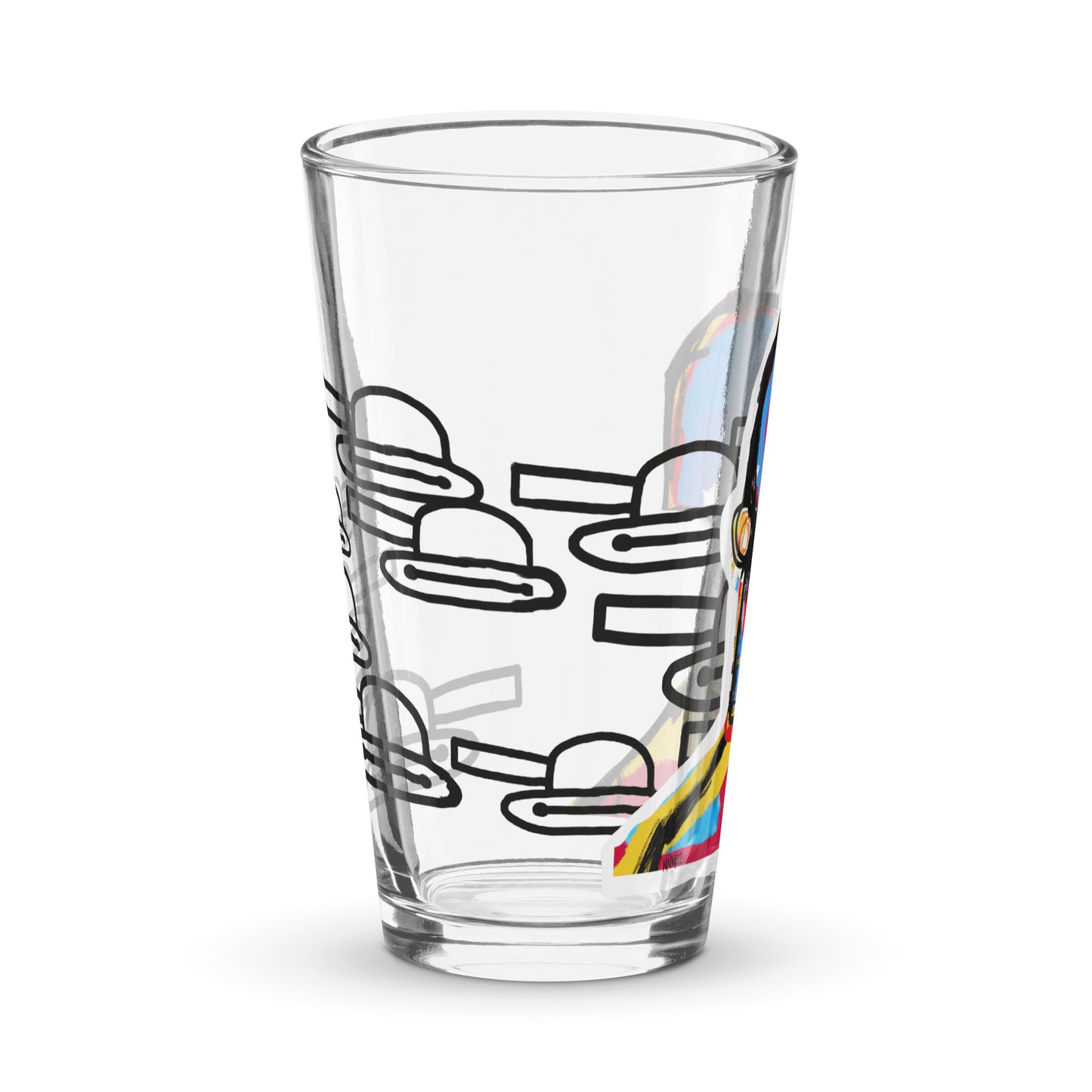 Pint glass with Original Artwork