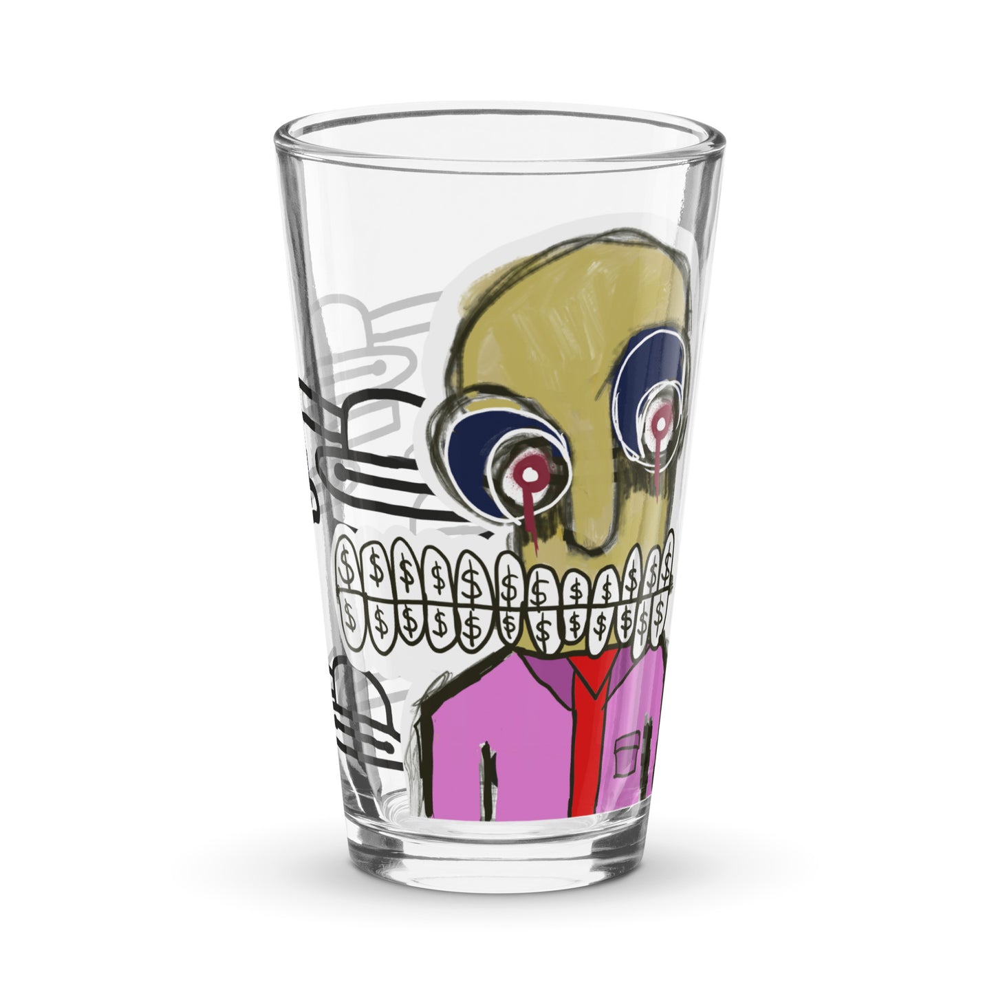 Pint glass with Original Artwork